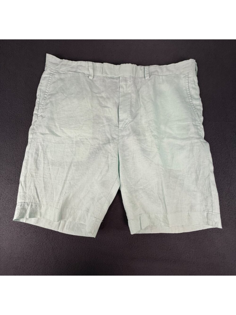 NWT Polo Ralph Lauren Men Light Blue 100% Linen Classic Golf/Casual Shorts 38/9"
